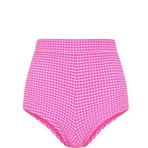 Kulani Kinis Pink Gingham Bikini Bottom